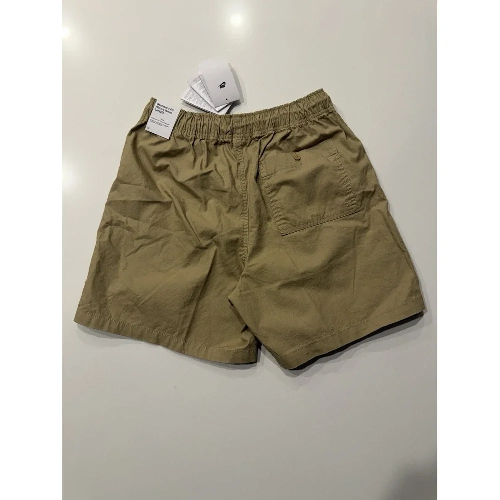 Nike Club Flow Wash Shorts HJ1946-297 Parachute Beige Mens Small NWT